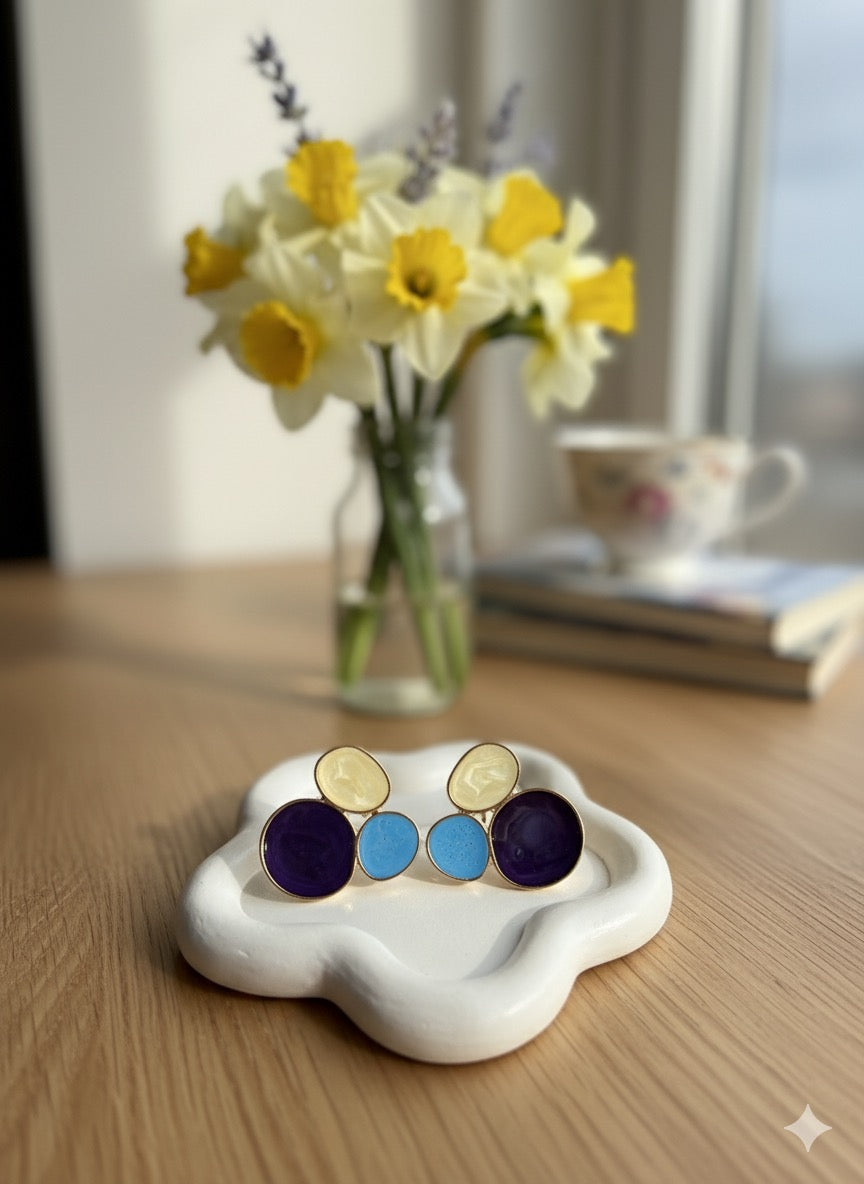 Midnight Lagoon Studs