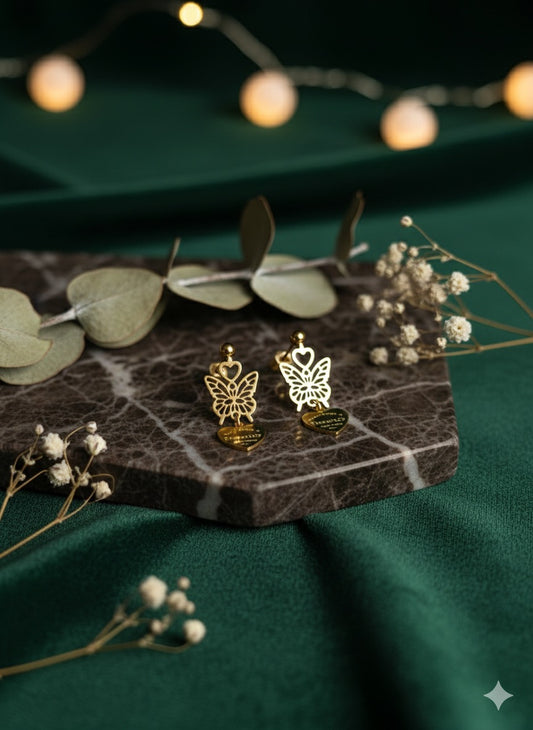 Sweetheart Butterfly Dangles