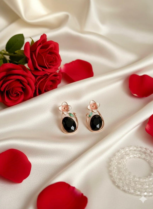 Shine-N-Glitz Floral Fantasy Dreamy Earrings