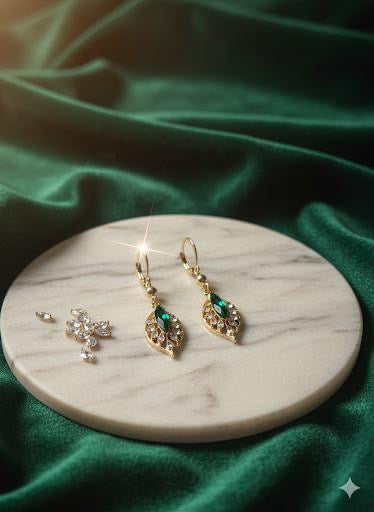 Bohemian Style Leaf Shaped Earrings