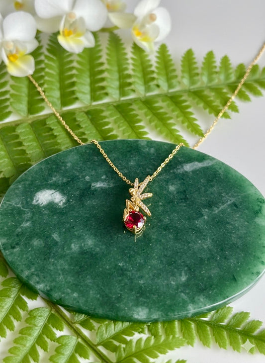 Ruby Fairy Glow Pendant🧚🏻♀️