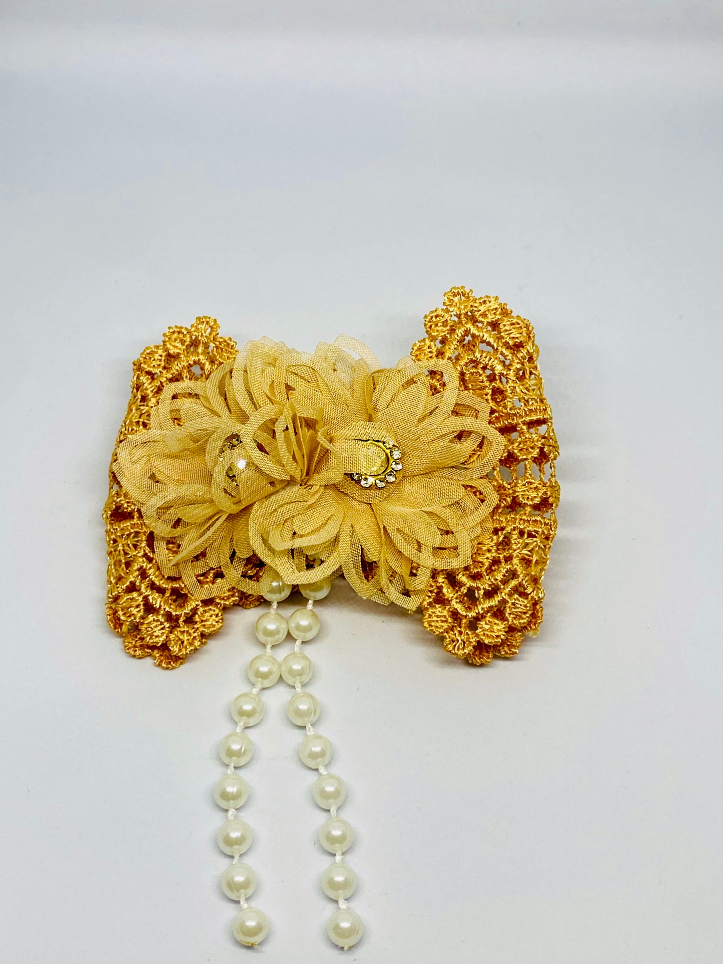 Brown Bow Clip