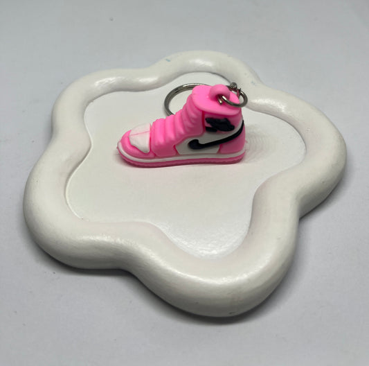 Large Pink Shoe Keychain