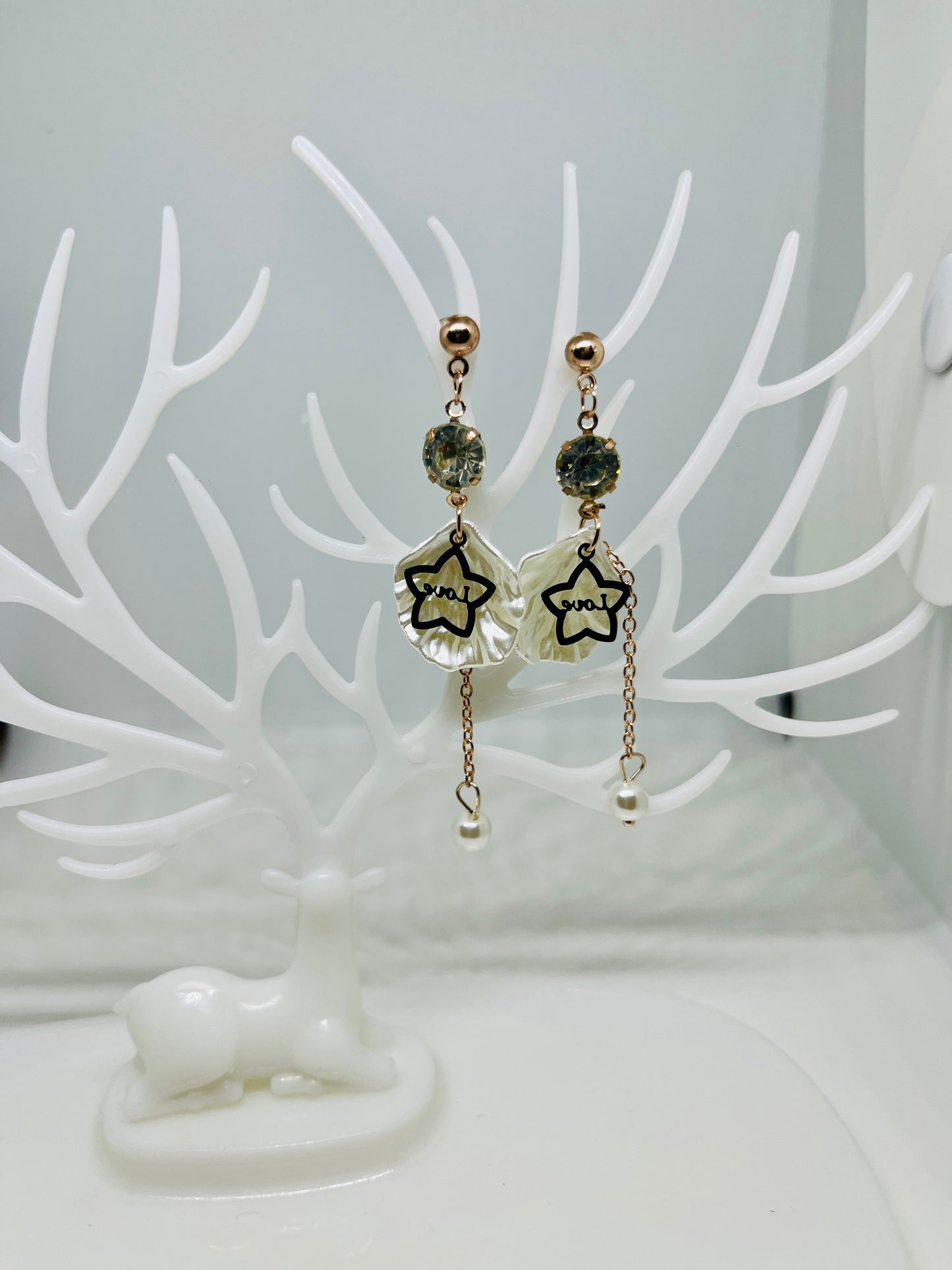 Love Seashell Earrings