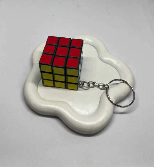 Rubik’s Cube Keychain (Moveable)