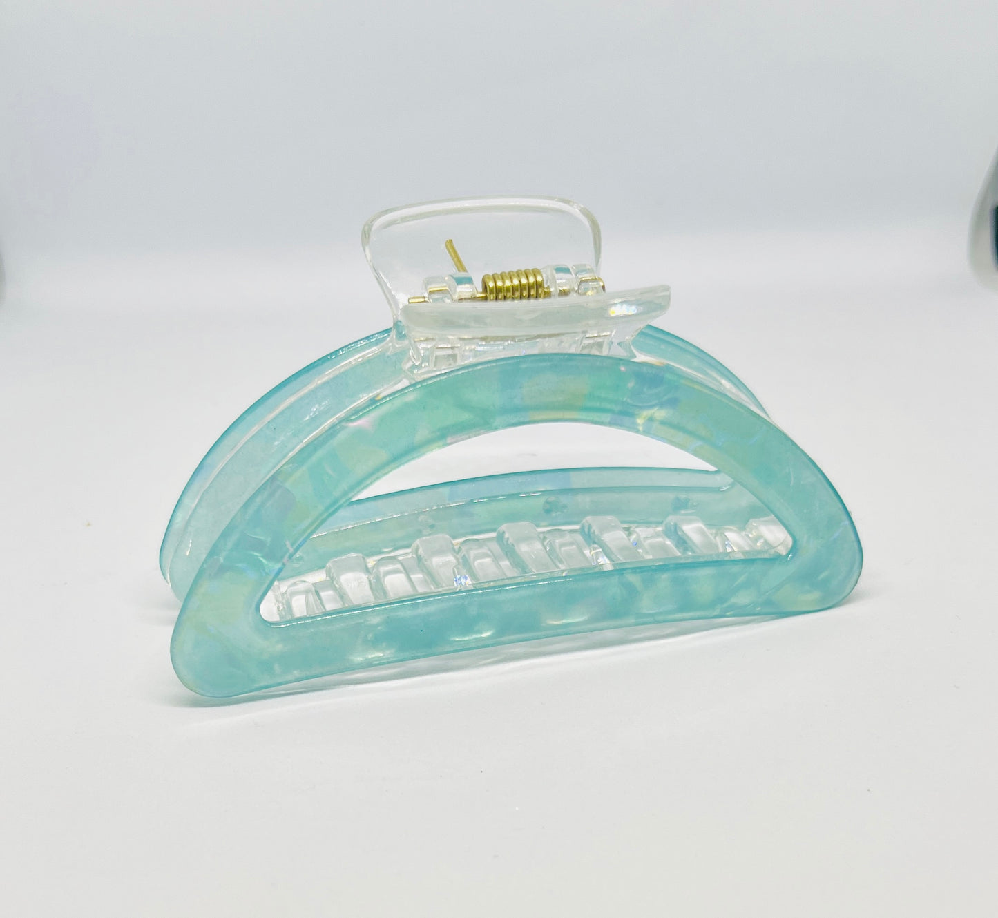 Blue Glossy Claw Clip