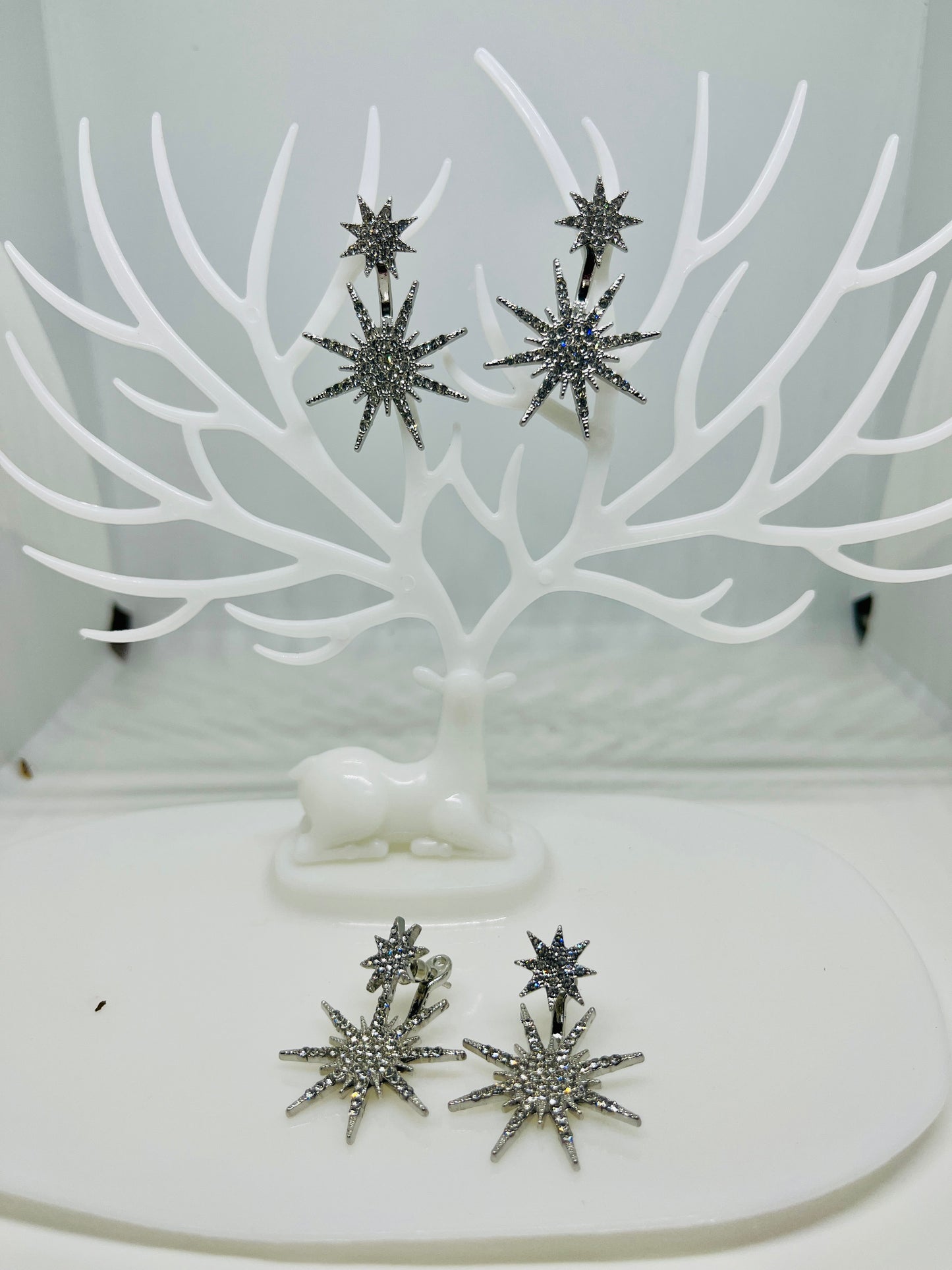 Starbust Silver Earrings