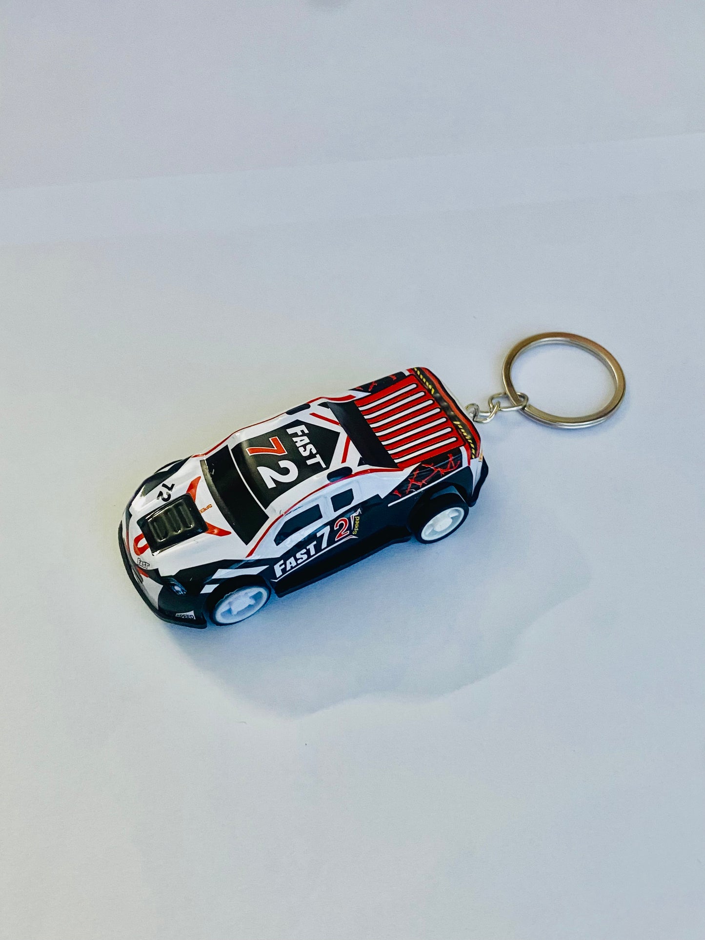 Fast 72 Car Keychain