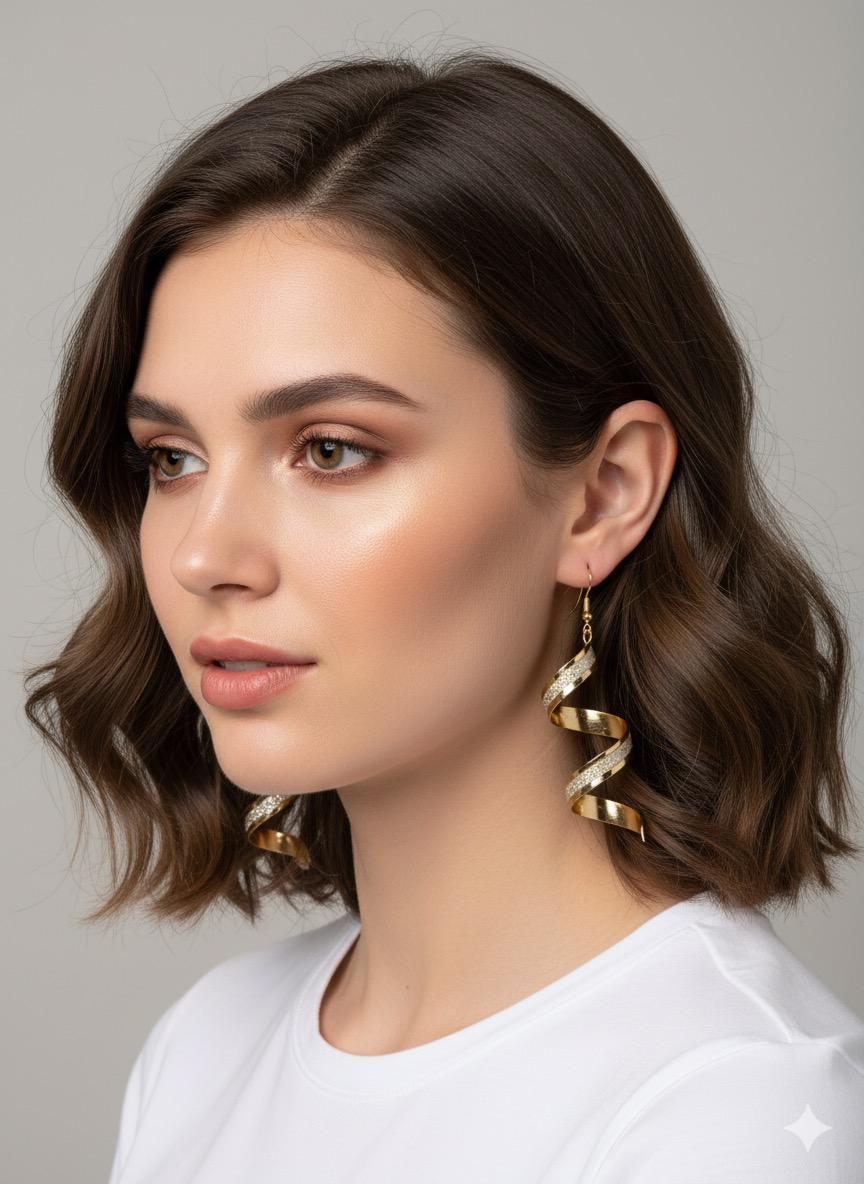 Twist Spiral Earrings