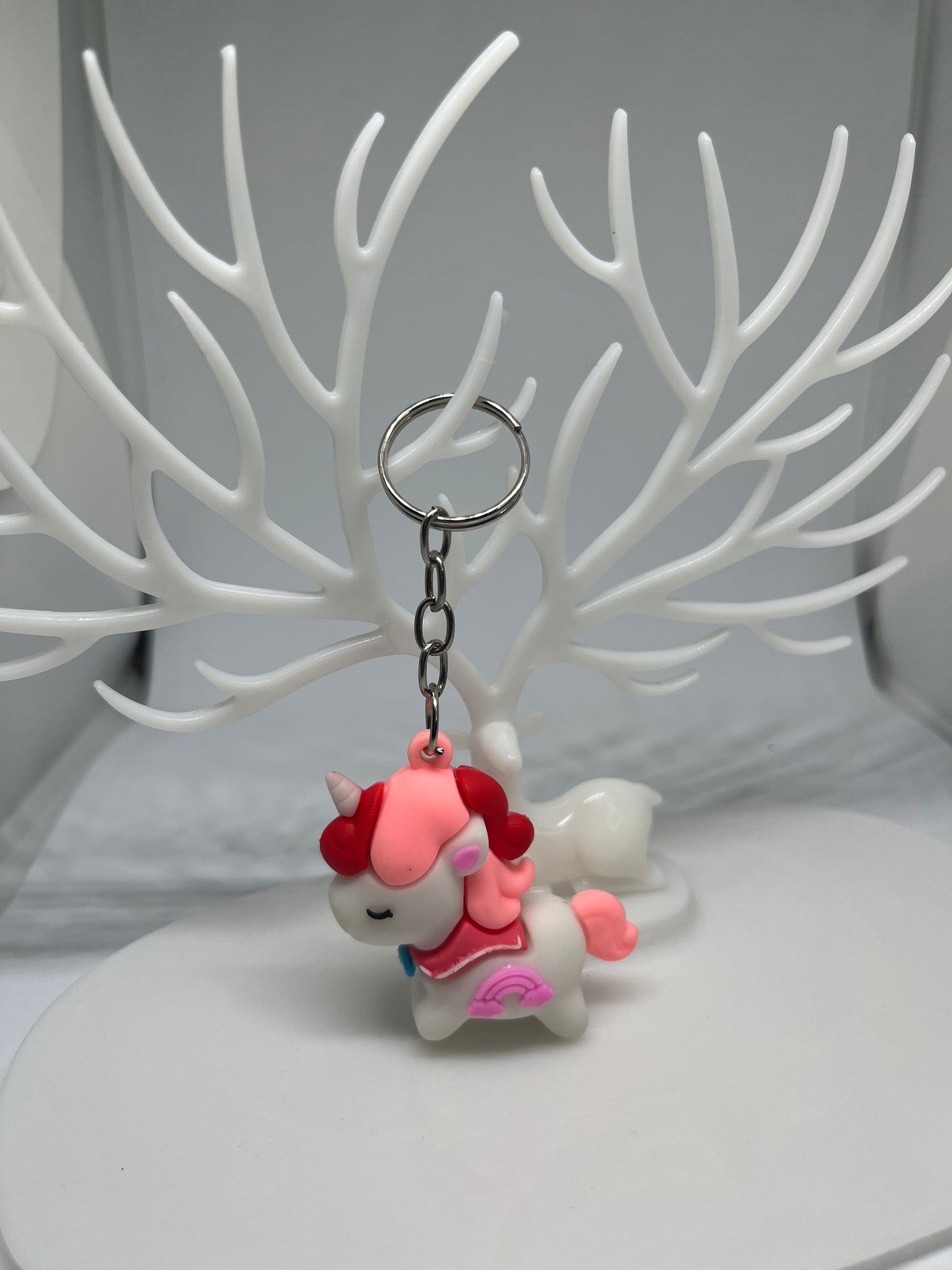 Pink Unicorn keychain
