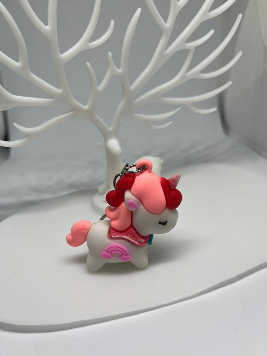 Pink Unicorn keychain
