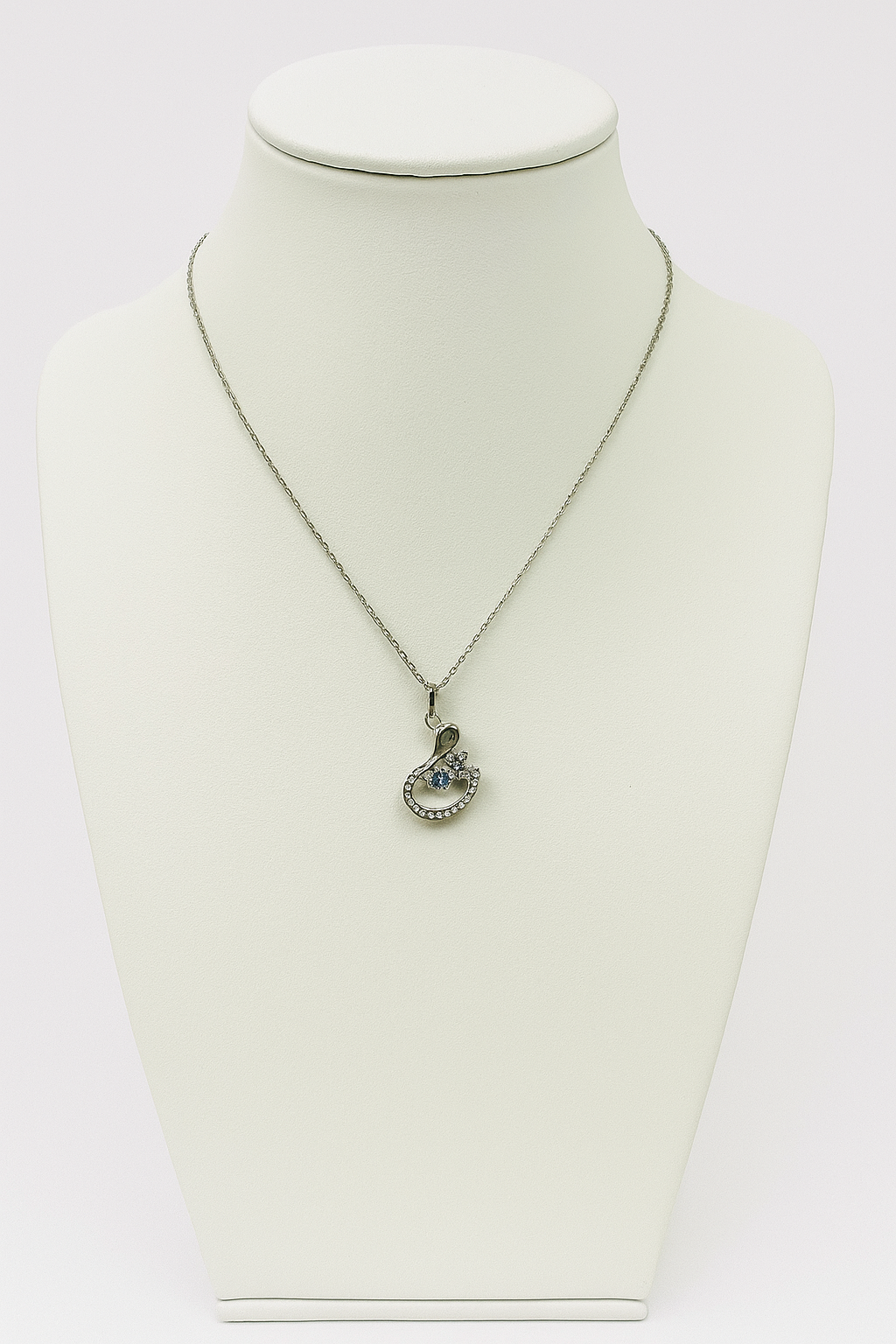 Swan Silver Necklace