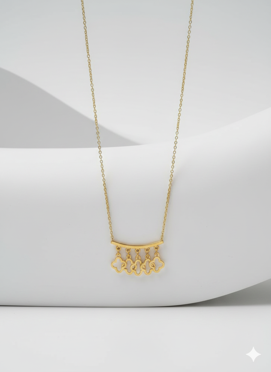 Clover Dangling Necklace