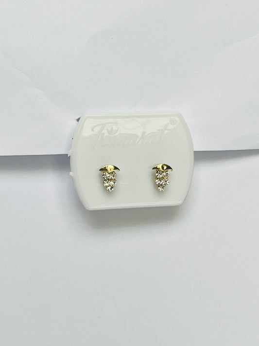Grape Bunch Gold Studs Earrings