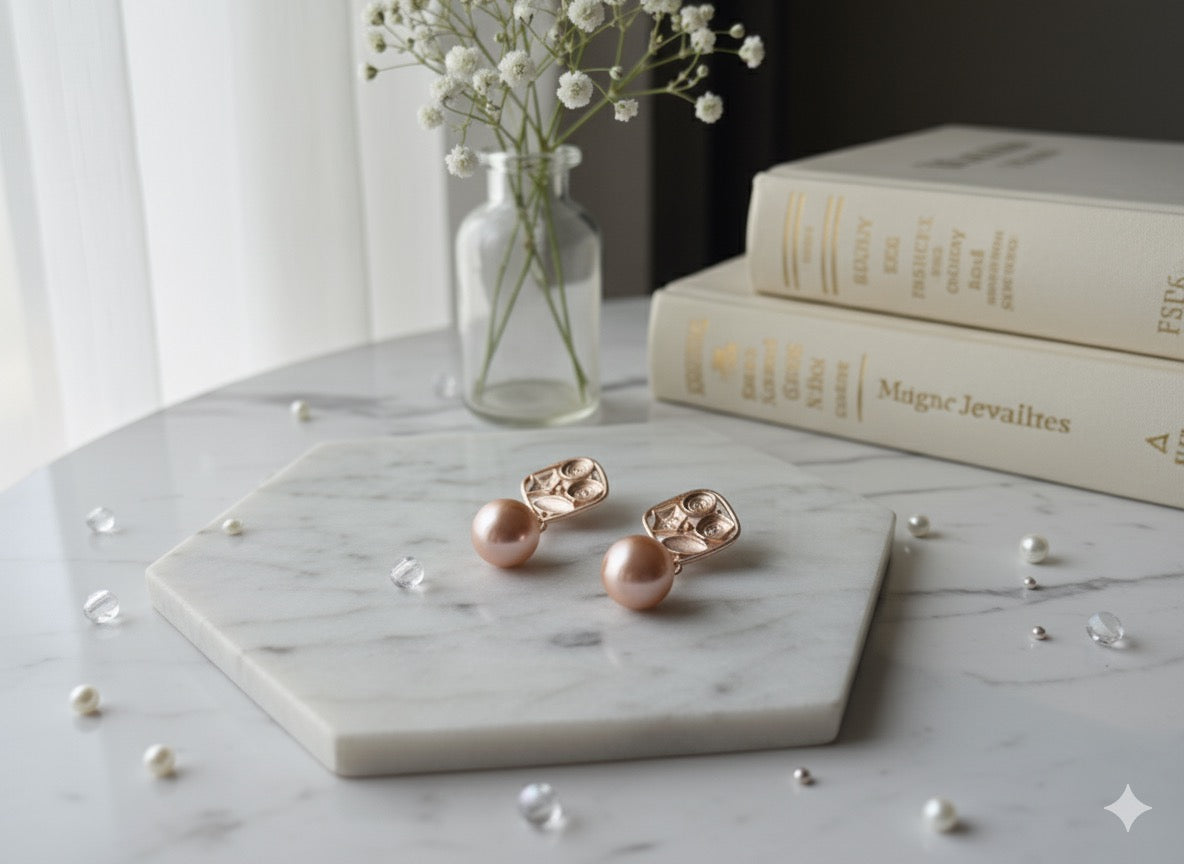 Pastel bronze Dangles