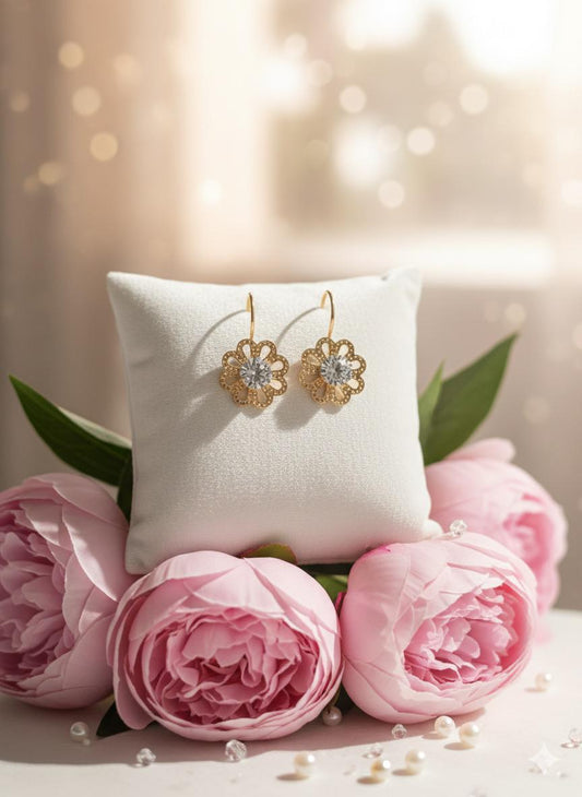 Single Stone Daisy Dream Earrings