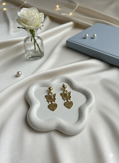 Sweetheart Butterfly Dangles
