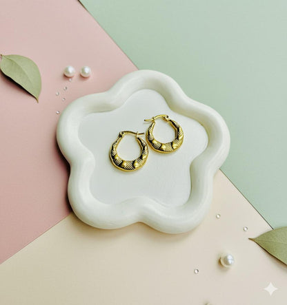 Egyi Gold Hoop Earrings Antitarnish