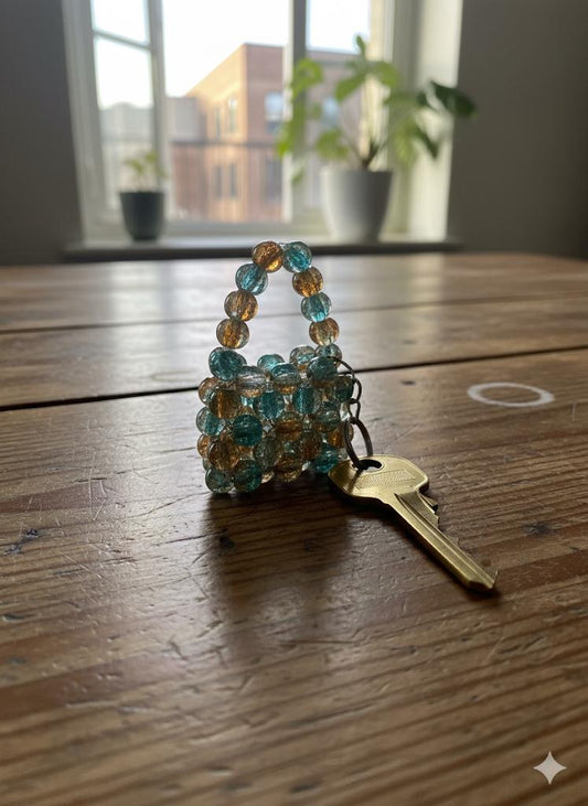Crystal Bag Keychain - multicolor