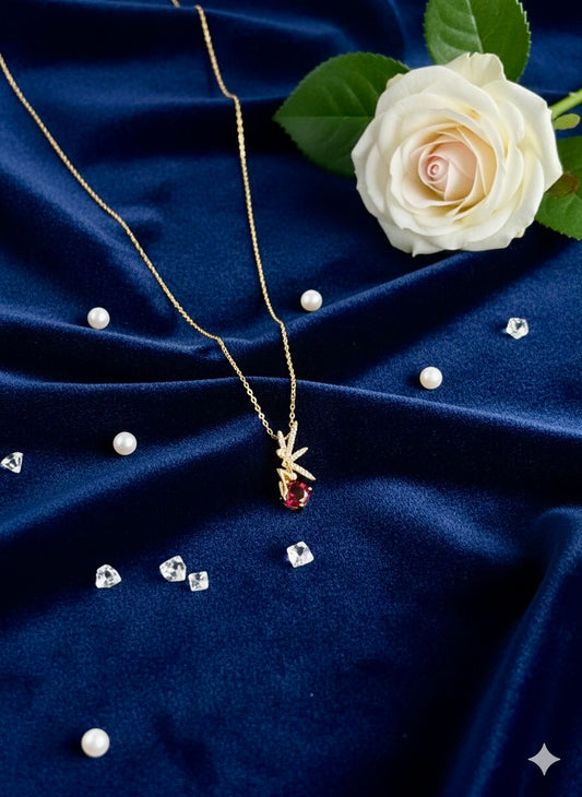 Ruby Fairy Glow Pendant🧚🏻‍♀️