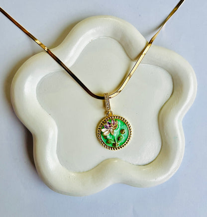 Lotus Radince Pendant - Antitarnish