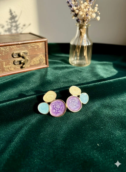 Amethyst Tide Studs
