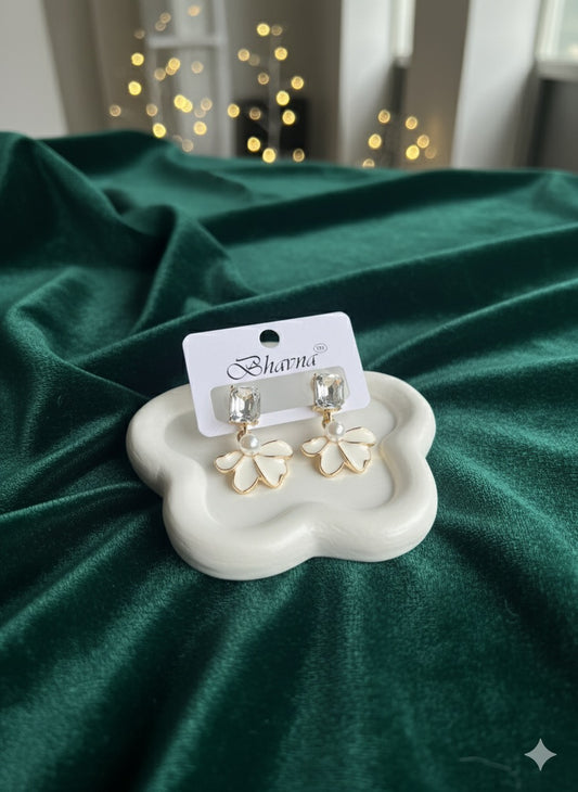 Crystal Blossom Pearl Drops