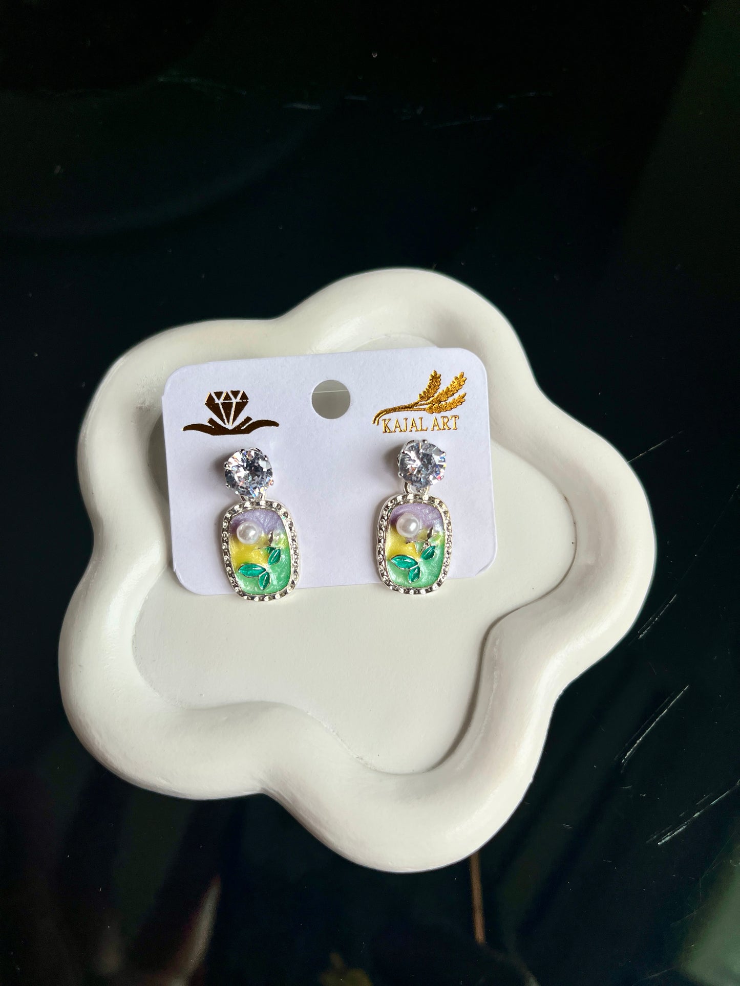 Blooming Pastel Garden Earrings