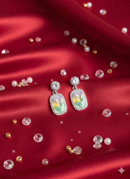 Blooming Pastel Garden Earrings