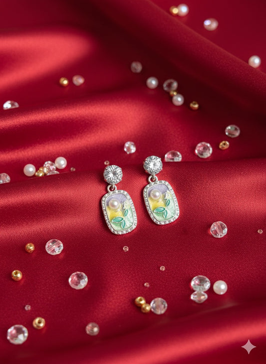 Blooming Pastel Garden Earrings