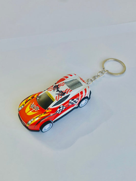 Rac Car Keychain