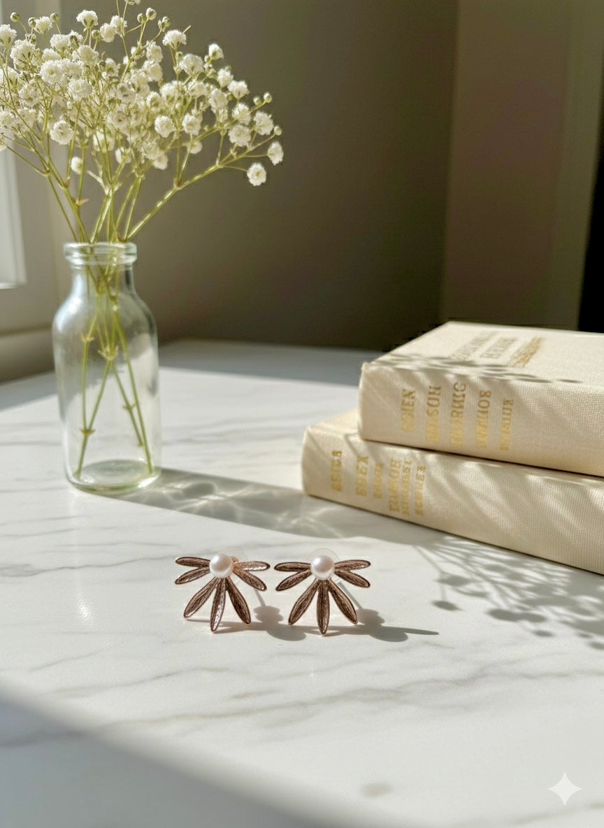 Petal Pearl Studs