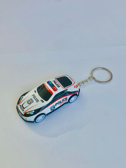 Police Car Keychain