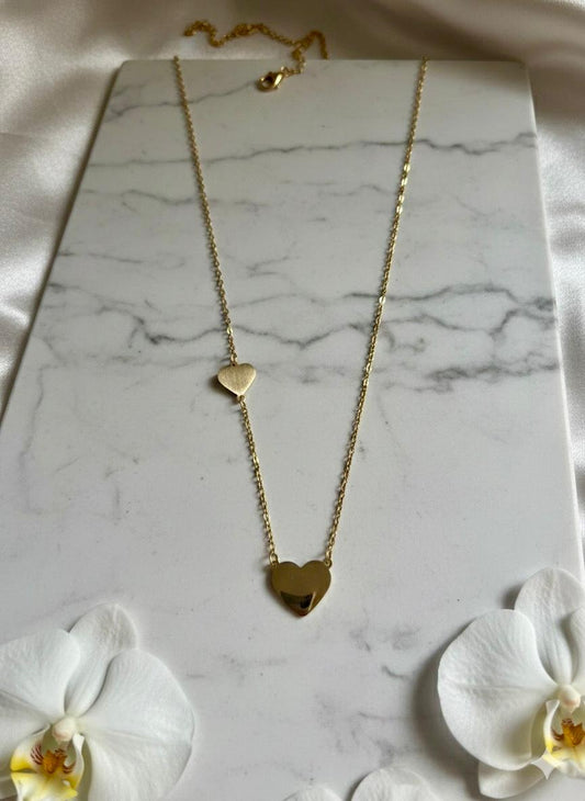 Twin Hearts Harmony Pendant