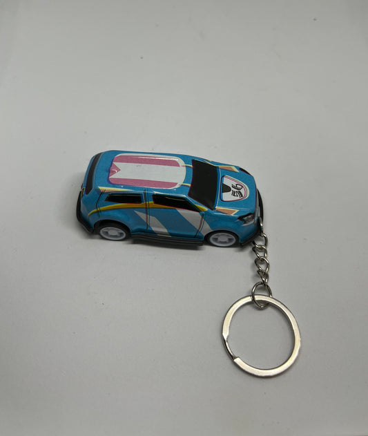 Blue SUV Car Keychain
