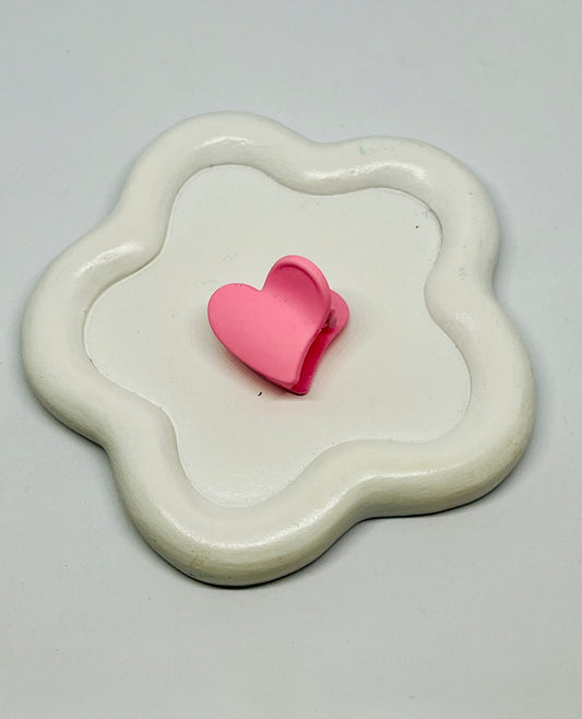 Pink Mini Heart Hairclip