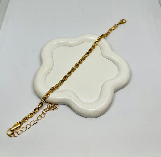 Twisted Gold Bracelet