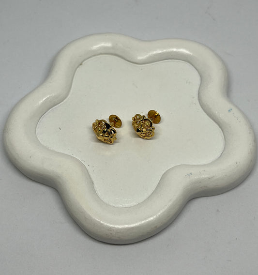 Stud Earrings - 3 Anti tarnish