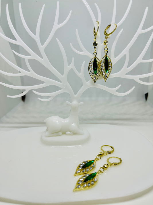 Bohemian Style Leaf Shaped Earrings