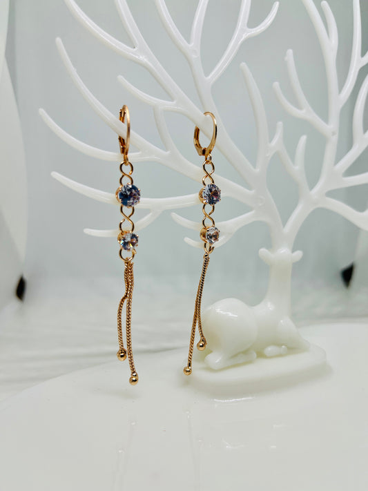 Fancy round shape earrings