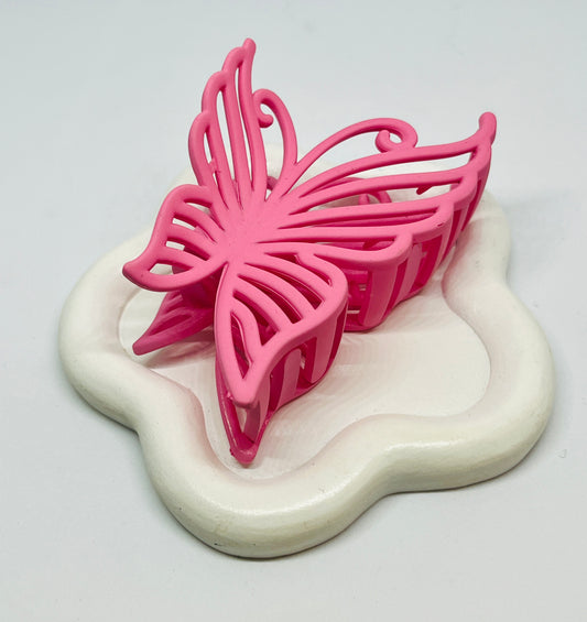 Dark Pink Claw Clip