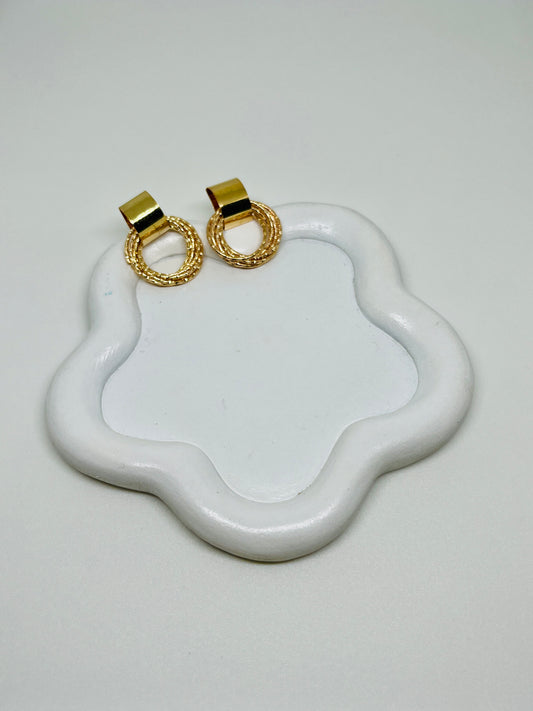 Wrin Gold Earrings