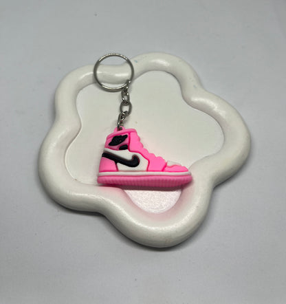 Large Pink Shoe Keychain