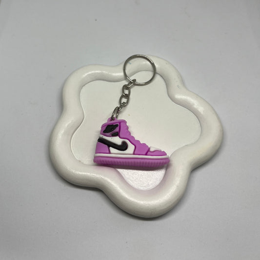 Large purple shoe keychain