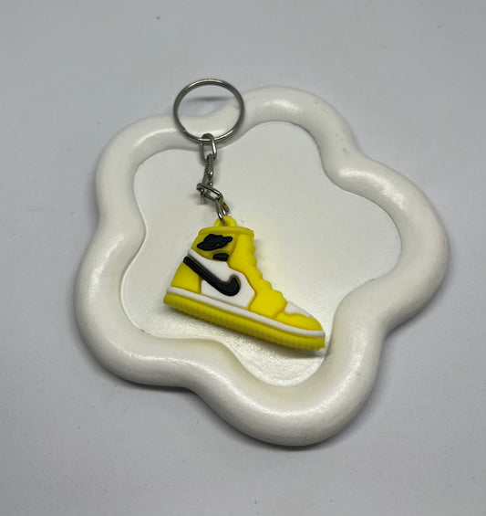 Large Yellow Shoe Keychain