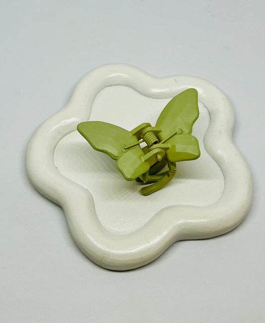 Olive Green Matte Hairclip