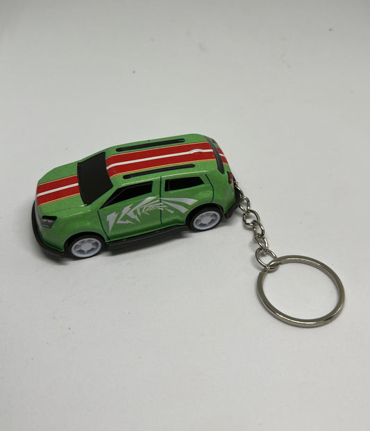 Green SUV Car Keychain