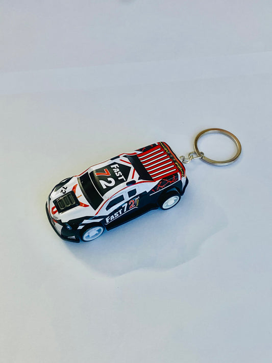 Fast 72 Car Keychain