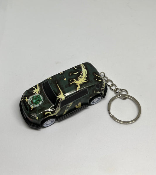 Dino Skeleton Car Keychain