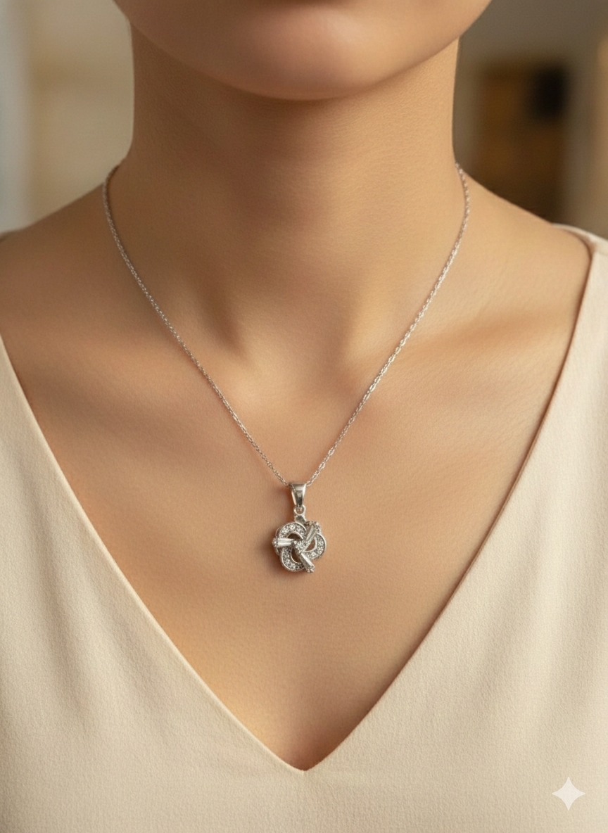 Vortex Sparkle Necklace - Rotating